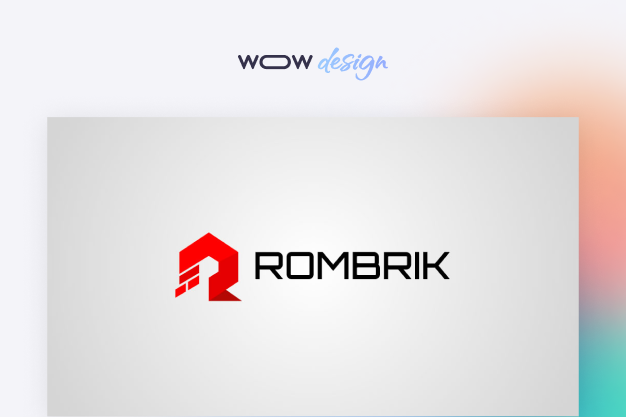 logo design for construction company Rbrick