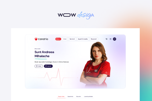 website design for medical specialist cardiology