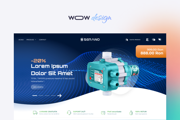 website design for irigation systems ecommerce