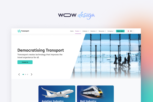 website design for transport solutions for people with disabilities