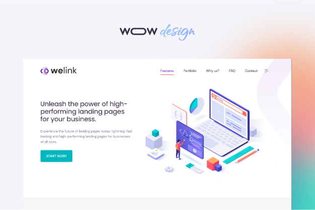 website design for a custom application development company